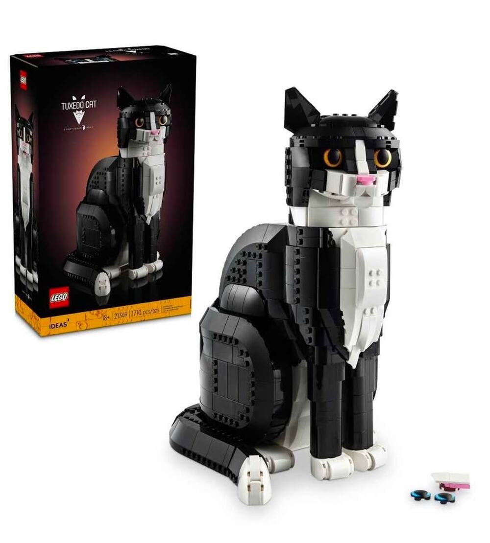 LEGO Ideas Tuxedo Cat 21349 1710 Pieces Adult Set 18+ Open Box